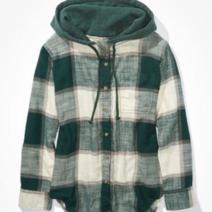 American Eagle hood flannel XL